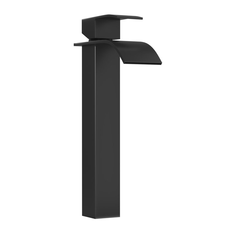 6" Single Handle Bathroom Sink Faucet Matt Black - Stainless Steel 304 Construction Sleek Modern Design For Bathrooms Convenient Water Control Suitable Home Precise Ideal