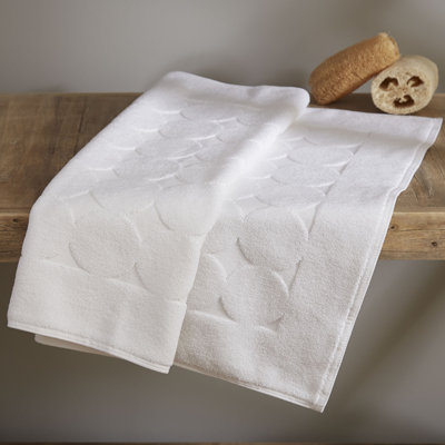 Tapis pour salle de bain 100% coton Norine