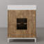 Brookhn 30 In. Single Sink Whitebrook Quartz Countertop Bath Vanity in Lustrous Walnut