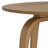 Payton 34"W Solid Wood Contemporary Round Coffee Table with Wide, Slightly Raised Edge