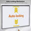 100"projection Screen Manual Pull Down 16:10 Hd Projector Movie Theatre For Home