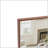 Oversized Modern Rectangle Bathroom Mirror With Walnut And Aluminum Frame, Perfect For Clear Reflections And Versatile Mounting Options