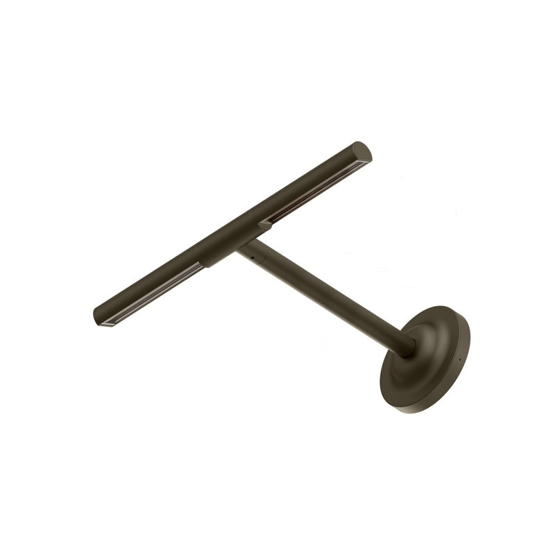 Terrace Integrated LED Metal Sign Light, Matte White, 13.75" H x 28.25" W x 1.25" D