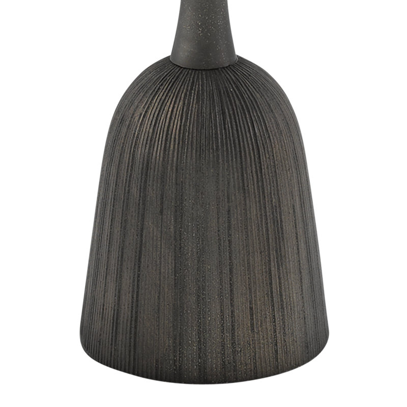 Tulee End Table, Antique Black