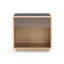 Table de chevet à miroir Martha Taupe