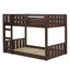 Lit superposé simple en bois massif Calhan par Harriet Bee-1962384514