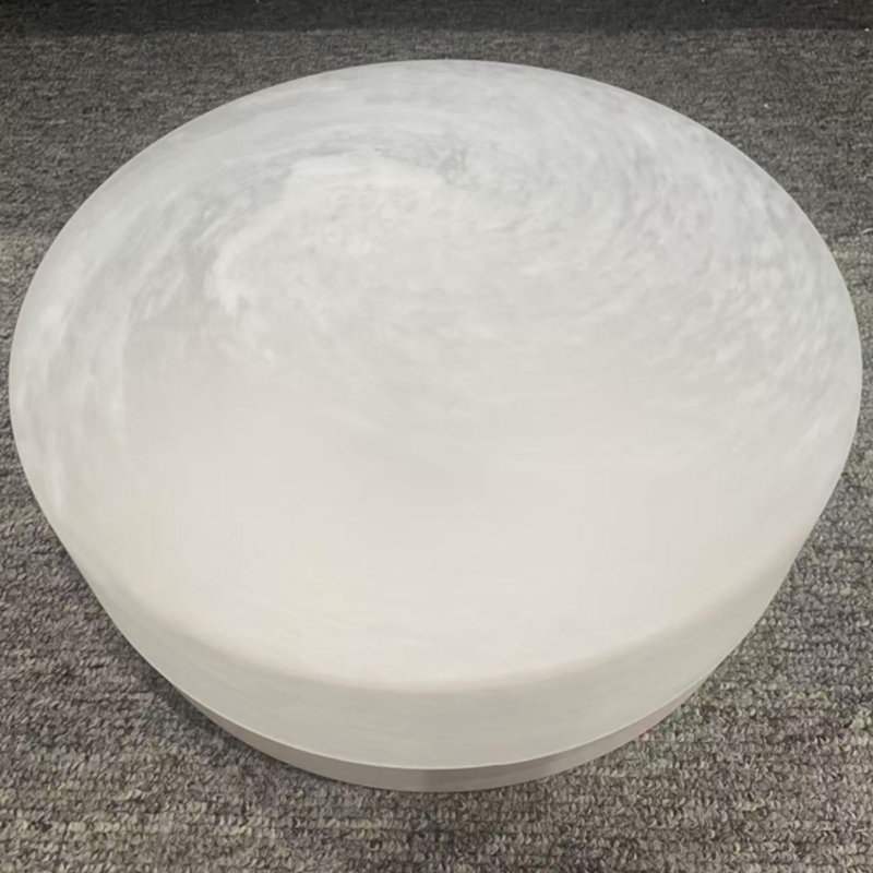 Plafonnier DEL 12 pouces, plafonnier encastré 24W, plafonniers ronds à profil bas pour chambre à coucher, salon, salle à manger (blanc)