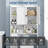Gracie Oaks Over The Toilet Cabinet, Freestanding Toilet Storage Rack With 2 Doors, Wooden Bathroom Storage Over Toilet Organizer With Adjustable Shelf For Bathroom, Restroom&laundry(white)