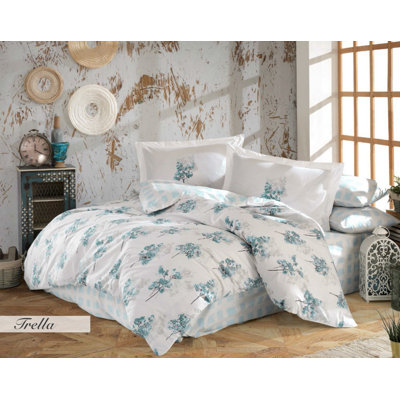 Cotton Floral Duvet Cover