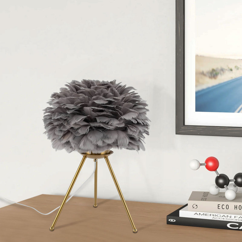 Lampe de table Jozyah, Gris