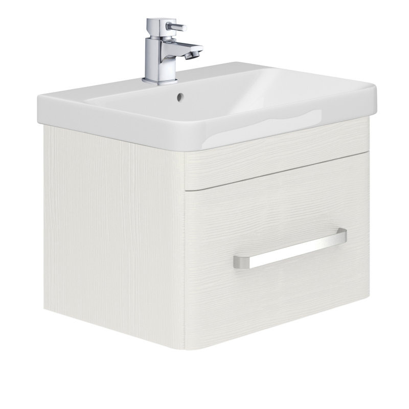 800 mm Single Vanity, White