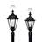 Manor House 27.5" Outdoor Post Top/Pier Mount Lantern with SelectALite