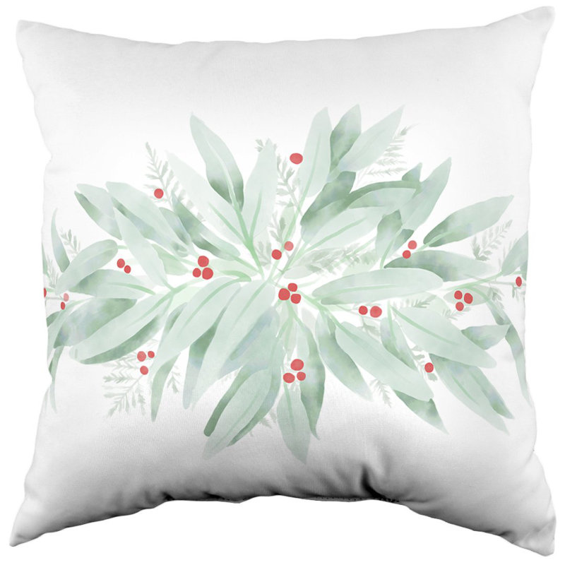 Coussin Watercolor Garland