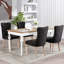 Chaises de salle à manger, chaise de salle à manger rembourrée haut de gamme avec anneau clouté-511006618-511006595-531111163