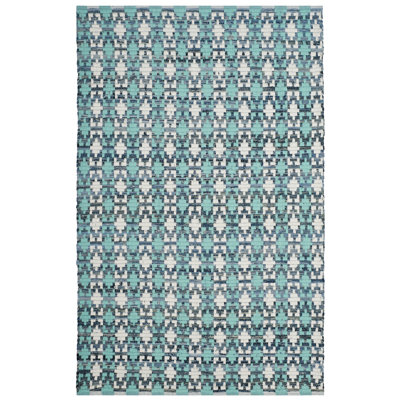 Montauk Hand Woven Cotton Geometric Rug