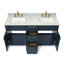 Ensemble de meuble-lavabo double 61 po Partham-2041430510