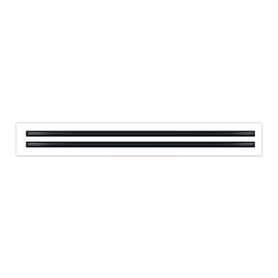 Buildmart - Couvercle d'évent AC moderne 30 x 4 - Diffuseur à fente linéaire standard - Grille de registre / Taille: H 2 po x l 4 po x L 30 po