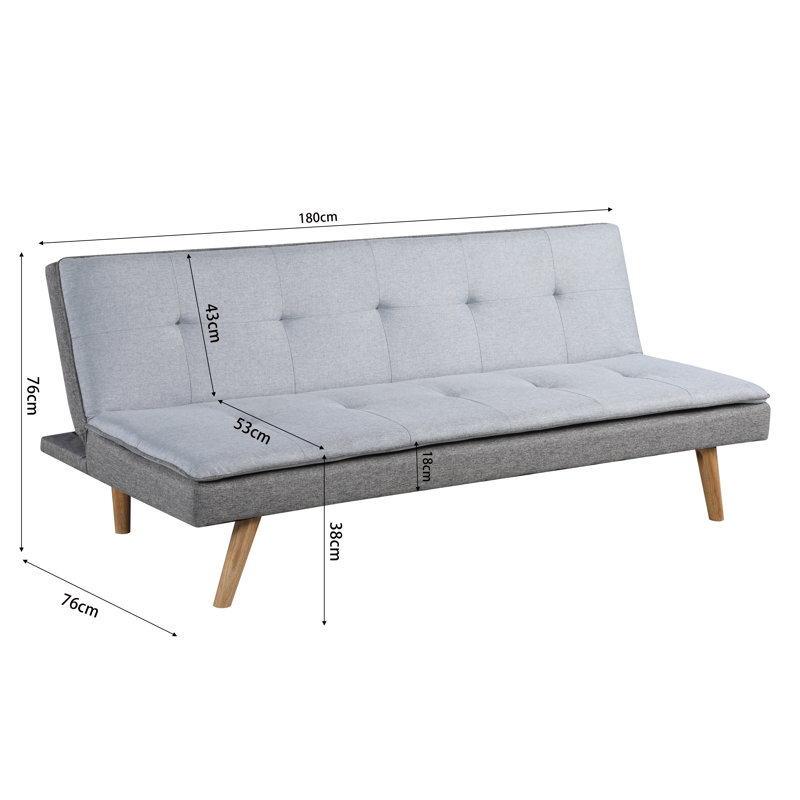 Colusa 3 Seater Linen Blend Sleeper