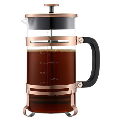 French Press Coffee Maker 34 oz Borosilicate Glass Coffee Tea Press