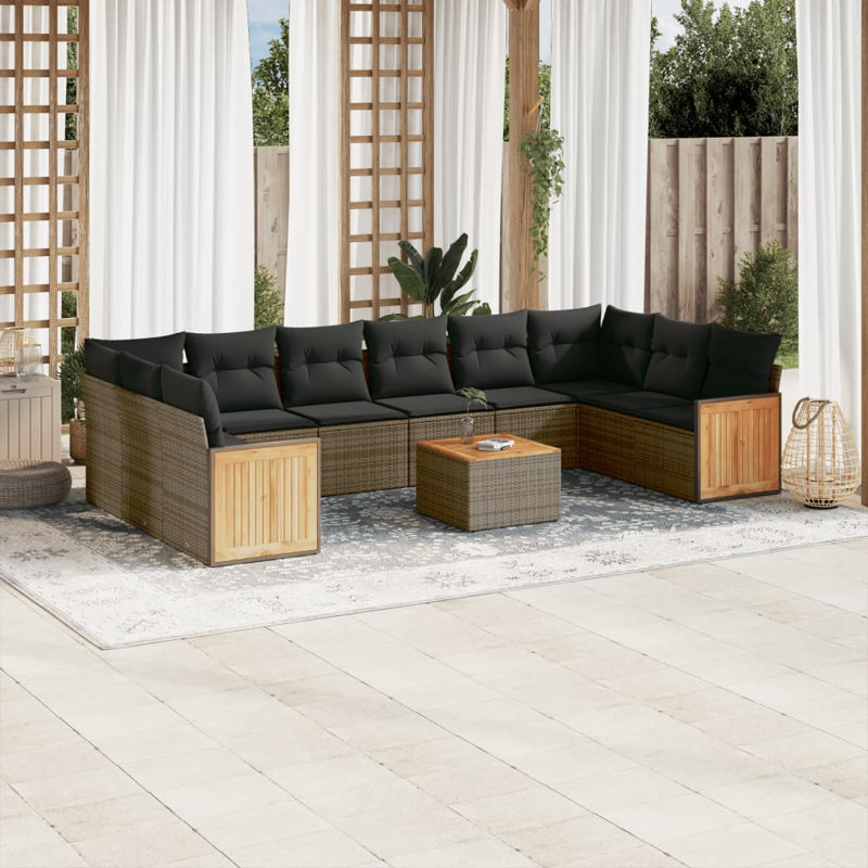 Ensemble de canapé de jardin Vidaxl