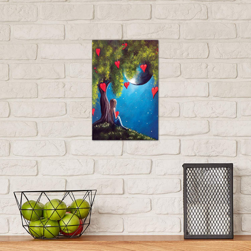 Under The Tree Of New Beginnings - Wrapped Canvas Print, 20.32 cm H x 30.48 cm W