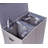 BirdRock Tall Laundry Hamper with Lid and 2 Removeable Bags - 13Gal Collapsible Dirty Laundry Basket (Gray)-420946540