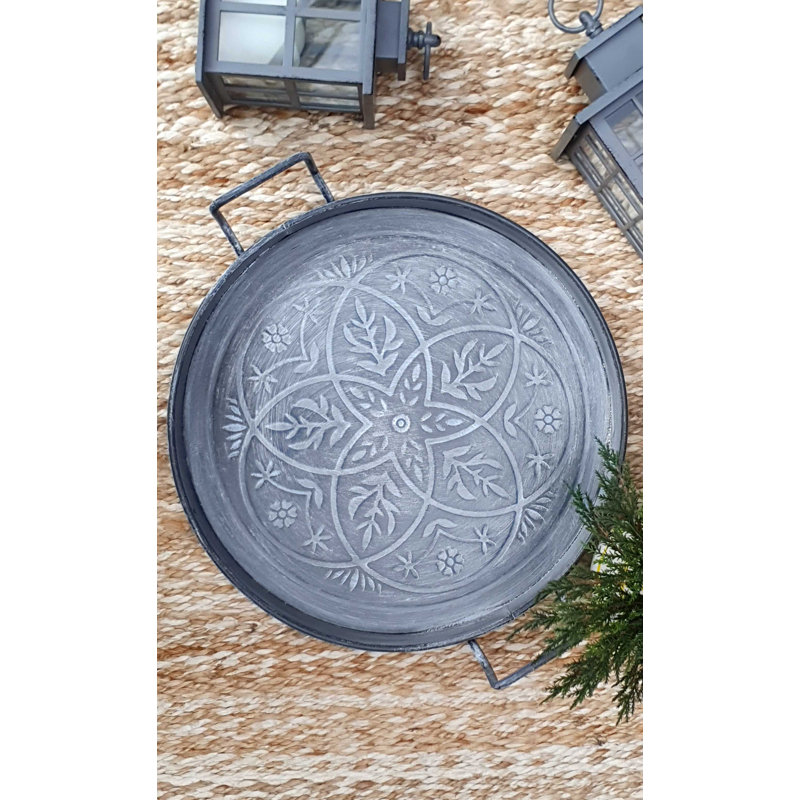 Metal Tray, 5cm H x 52cm W x 42cm D
