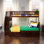 Lit superposé en bois avec escalier et tiroirs Ilariana-852980977-936315837