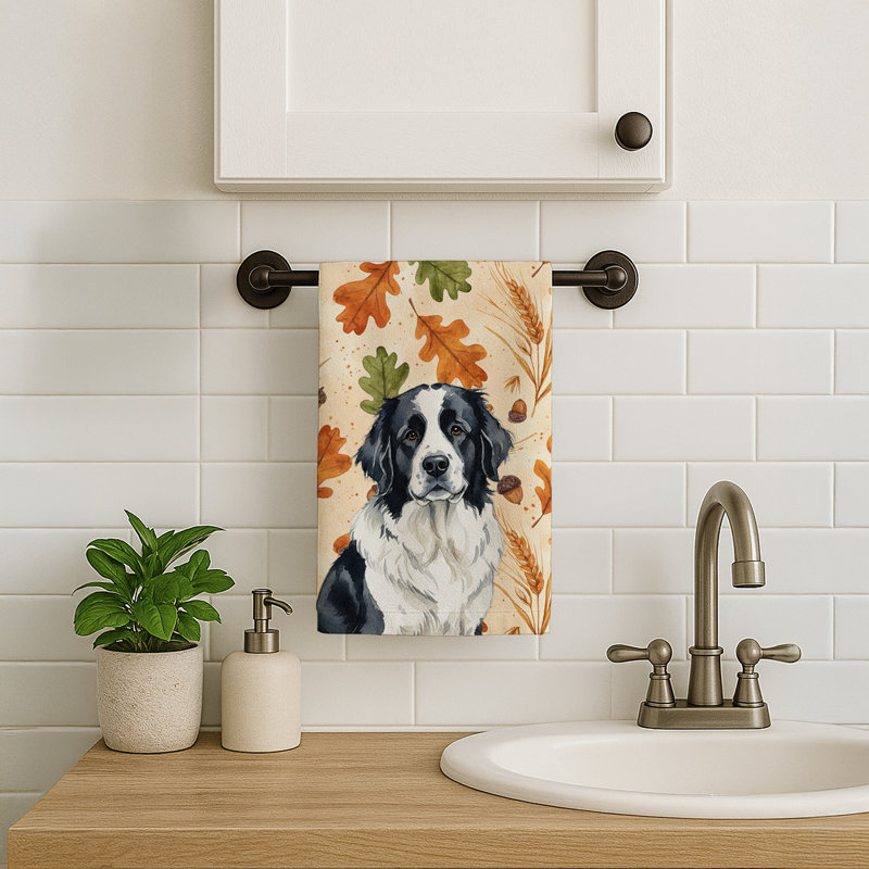 Serviette de cuisine Landseer, Landseer Newfoundland