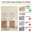 Ensemble de meuble-lavabo double 70 po avec lavabo en résine Quarnar et armoire de rangement blanche-1705232738