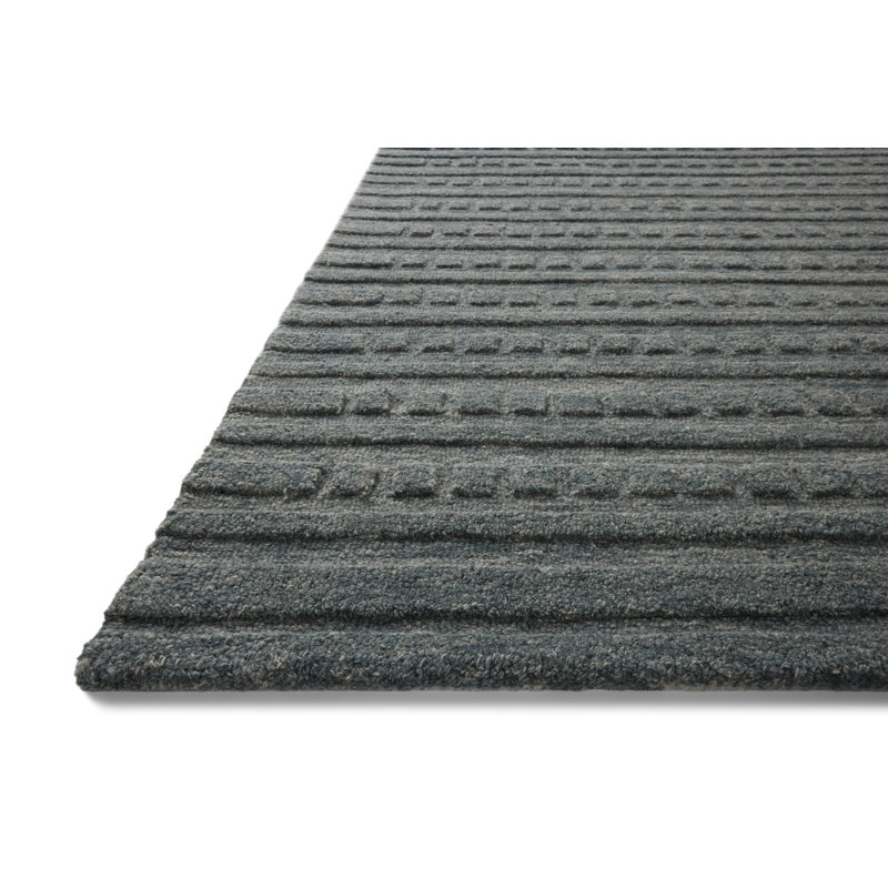Tapis bleu sarcelle / bleu sarcelle Chris Loves Julia x Loloi Bradley, Tapis de couloir 2 pi 6 po x 7 pi 6 po