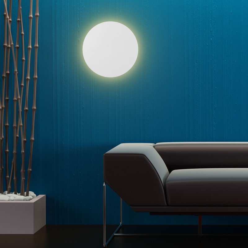 Lydd 6-Light Dimmable White Corner Wall Light