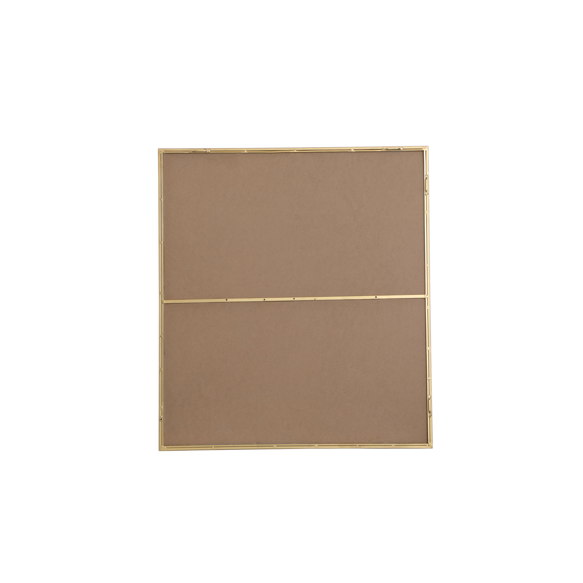Sabine Metal Rectangle Wall Mirror, 40" x 36", Brass