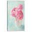«Pink Ranunculus Flowers in Vase», reproduction d'art sur toile tendue-19241543-33322707