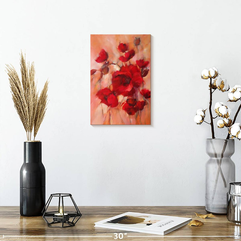 Coquelicots Harnek, H 12 po x l 8 po