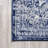Pruden Ornate Medallion Modern Navy/Ivory Rug-443753862