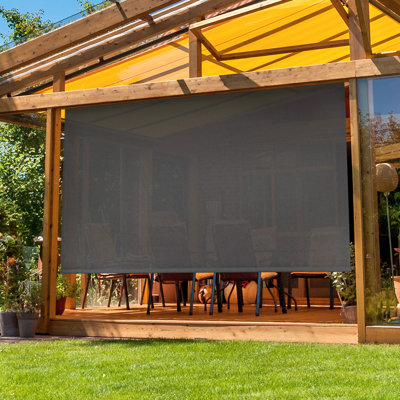 Hillhouse Semi-Sheer Outdoor Roller Shade