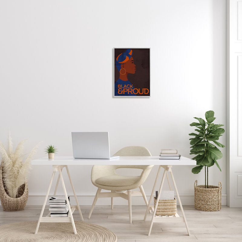 Art afro-américain, art noir et fierté par Kim Allen, H 20 po x l 16 po, Estampe numérique Farmhouse