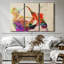 Reproduction sur toile d'un joueur de saxophone-98865341