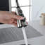 Robinet de cuisine nickel brossé rétractable-126370916