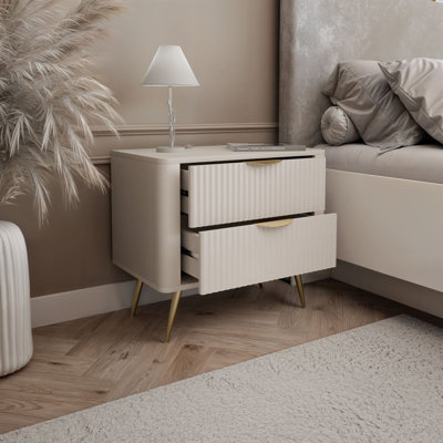 63 cm W Bedside Table