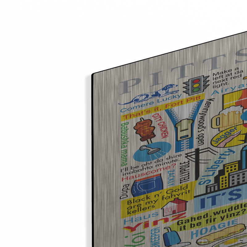 «Pittsburghese» par Ron Magnes, H 36 po x l 24 po