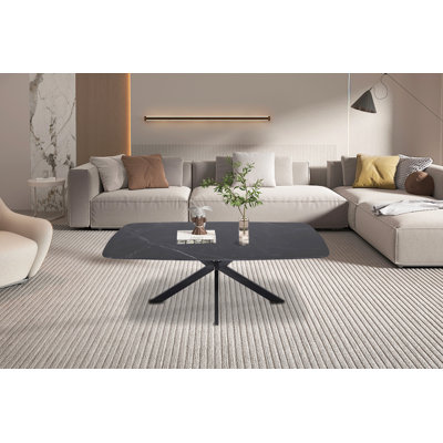 Deava Cross Legs Coffee Table
