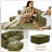 Boneless Chifley 150.50" W U-Shaped Modular Corduroy Sectional,Cup Holders,USB Charge,with 2 Ottoman,No Assembly Required Boneless Couch-944902563