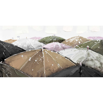 Spring showers - 15.75"x31.50" Desk mat
