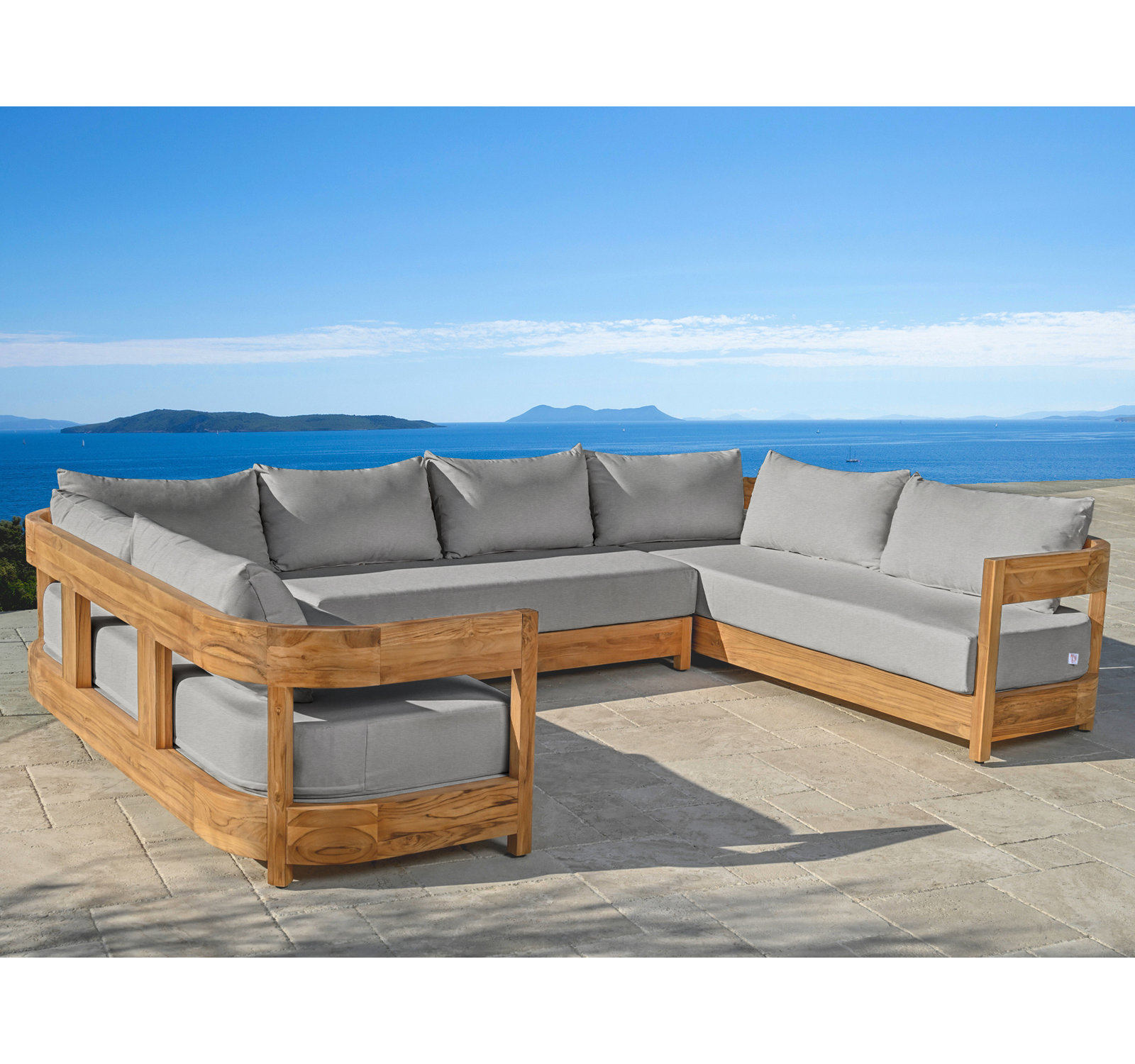 Everlee 6-Person Teak Patio Seating Group