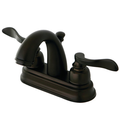 NuWave French Centerset Bathroom Faucet with Drain Assembly
