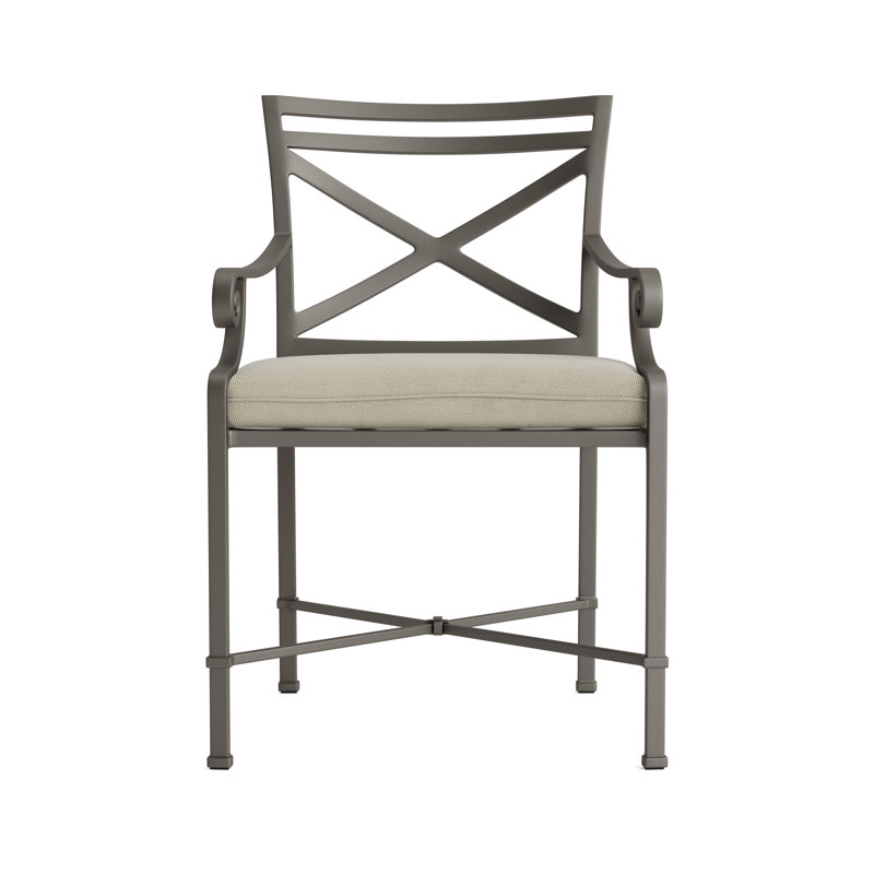Venetian Outdoor Lounge Chair, Mica, Fusion Neptune