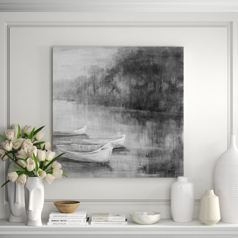 Twilight Cove Painting by F. Elizabeth Douglass, Plexi, 30" H x 30" W x 1.5" D