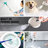 10" Rain Shower Head With Handheld - Ergonomic And Practical Design Brushed Nickel Metal Dual Kit & Relaxing Experience